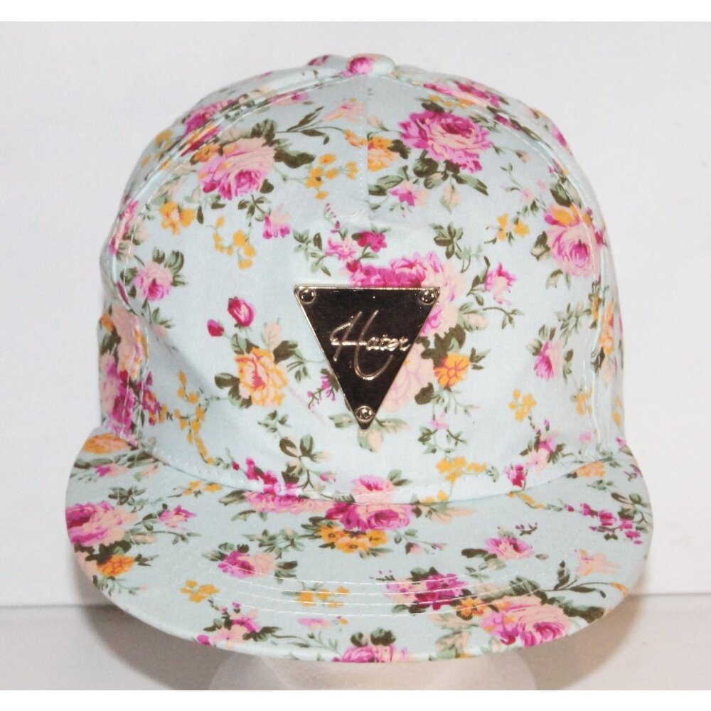 Hater Floral snapback Cap